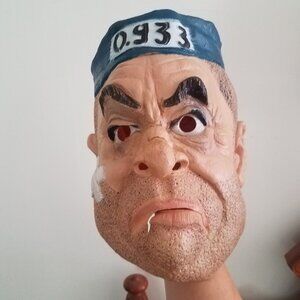 RARE 1982 "Convict" Cesar Vinyl Halloween Mask Vintage Highly Collectible Cool!!